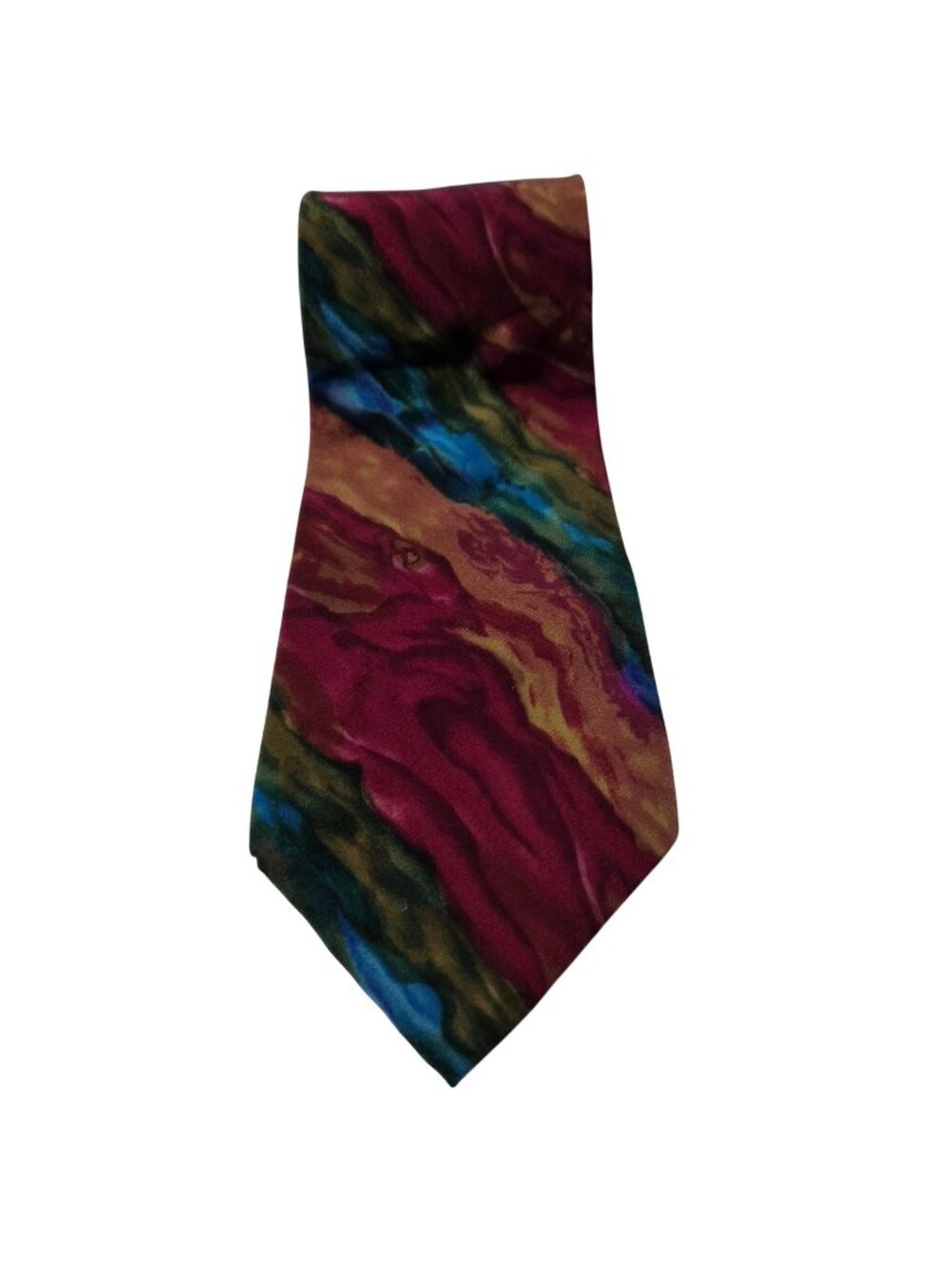 J. Garcia Tie Riptide Collection Five Abstract Multicolor Design Mens Necktie